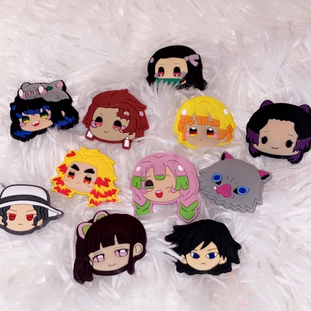 anime croc charms
